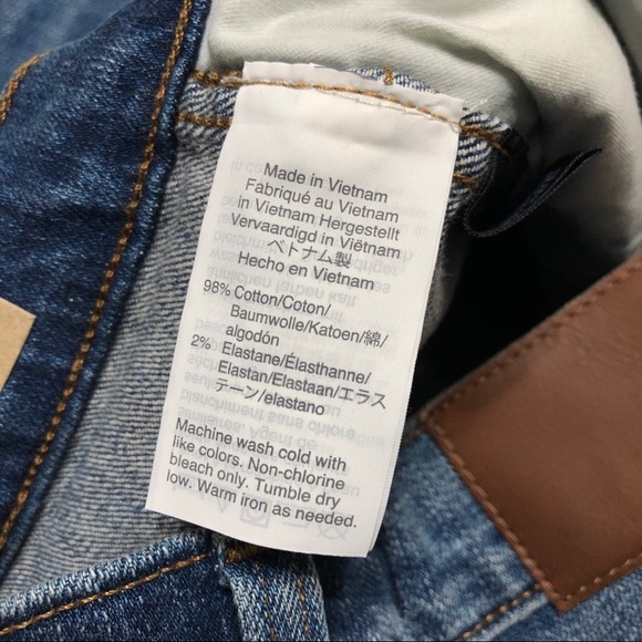 NWT Madewell Slim Straight Jeans 0504 - Picture 9 of 11